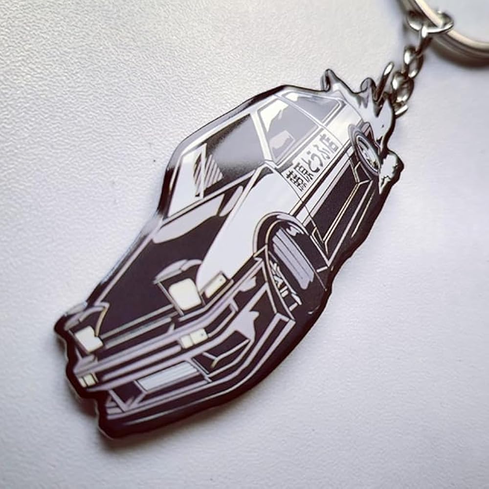 キーチェーン 新しいオートバイキーチェーンリング炭素繊維金属キーホルダー
